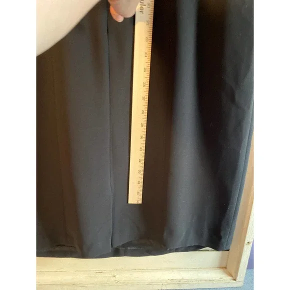 Jones New York Woman’s black dress size 16 sleeveless black lace bead PO w tags - Picture 9 of 16